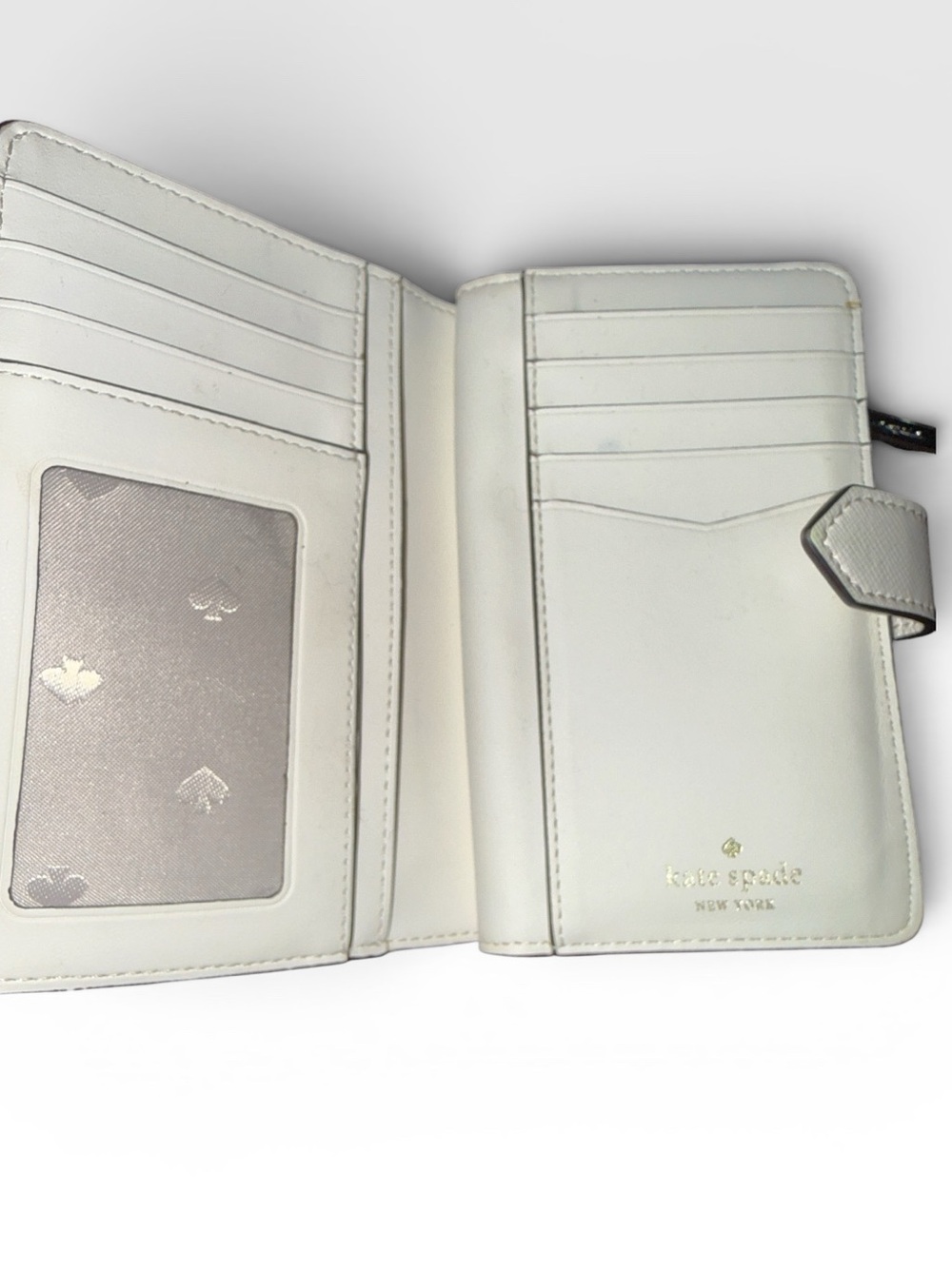 Kate Spade ✨Floral Zip Wallet in Cream with Pink & Yellow Flowers - Picture 6 of 7